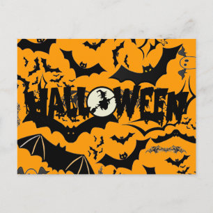 Halloween Bats Briefkaart
