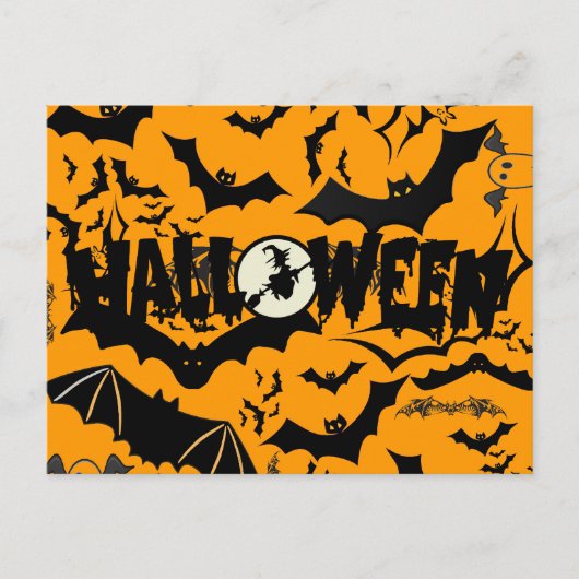 Halloween Bats Briefkaart (Voorkant)