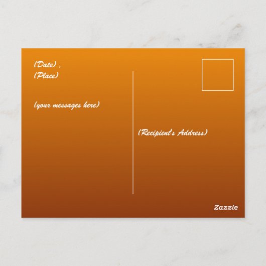 Halloween Bats Briefkaart (Achterkant)