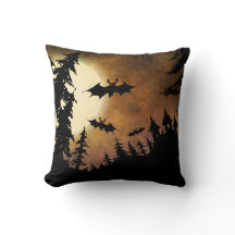 Halloween Bats, Castle en Moon