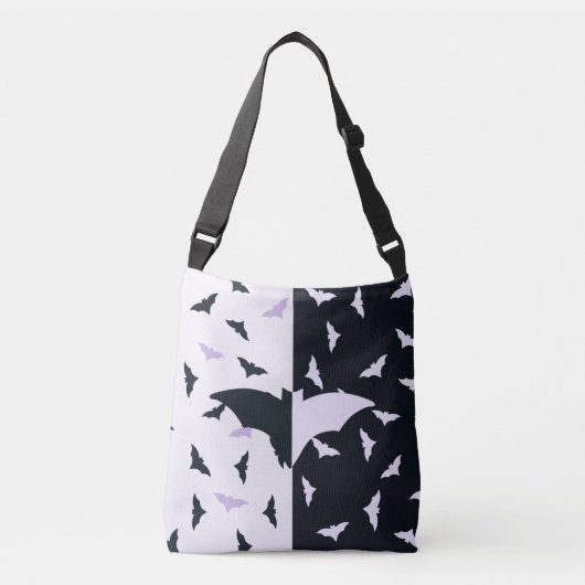 Halloween Bats Crossbody Bag Tas (Voorkant)