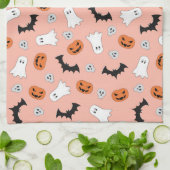 Halloween Bats en Ghost-ontwerp Theedoek (Gevouwen)