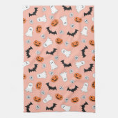 Halloween Bats en Ghost-ontwerp Theedoek (Verticaal)