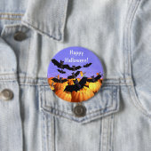 Halloween Bats en Pomkins Ronde Button 7,6 Cm (In situ)