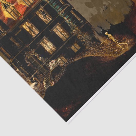 Halloween Bats en Skeleton Decoupage Tissuepapier (Detail)