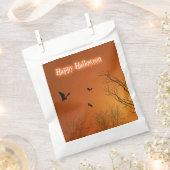 Halloween Bats en Trees Bedankzakje (Geknipt)