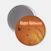 Halloween Bats en Trees Magneet (Voorkant / Achterkant)