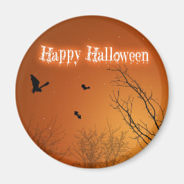 Halloween Bats en Trees Magneet