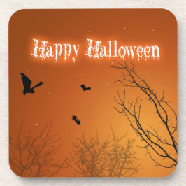 Halloween Bats en Trees Onderzetter