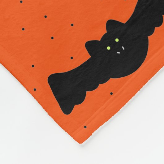 Halloween Bats Fleece Deken (Hoek)