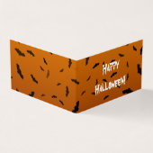 Halloween Bats Folded Card Kaart (Buitenkant)