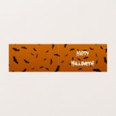 Halloween Bats Folded Card Kaart (Buitenkant ongevouwen)