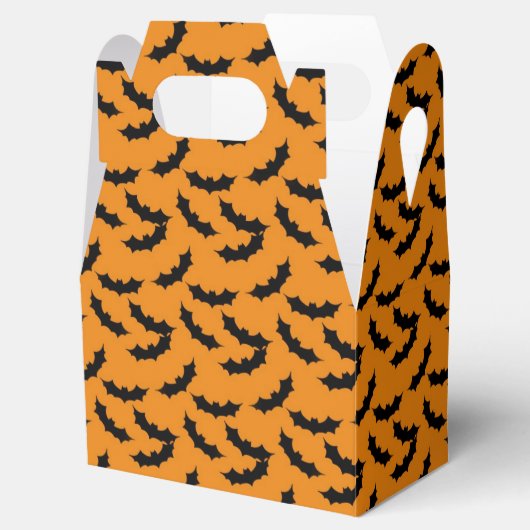 Halloween Bats Gable Favor Box Bedankdoosjes (Geopend)