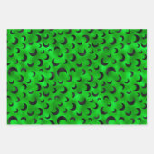 HALLOWEEN BATS HALF MOONS & PUMPKINS INPAKPAPIER VEL (Voorkant)