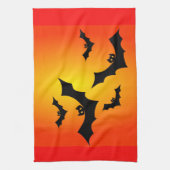 Halloween Bats Kitchen Towels Theedoek (Verticaal)