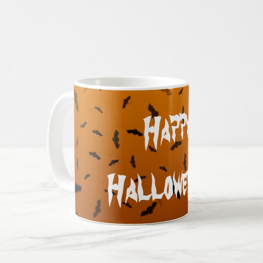 Halloween Bats Koffiemok (Voorkant links)