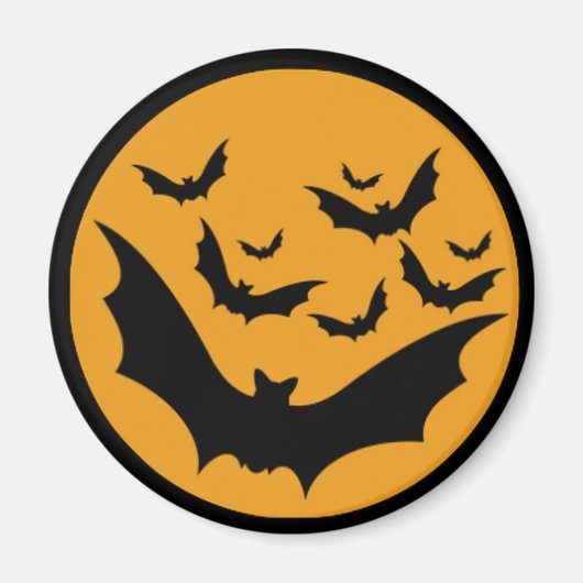 Halloween Bats Magneet (Voorkant)