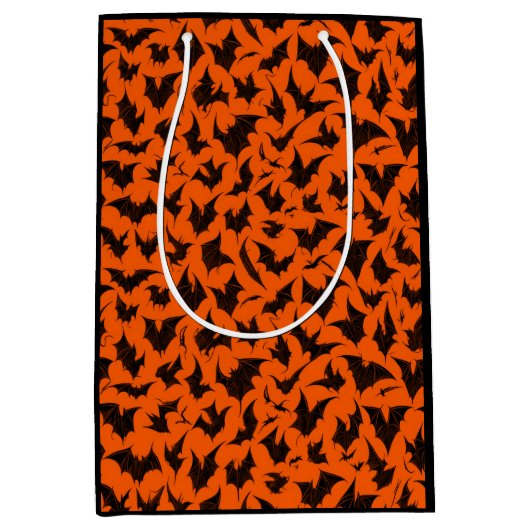 Halloween Bats Medium Cadeauzakje (Voorkant)
