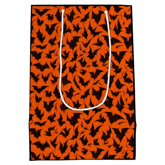 Halloween Bats Medium Cadeauzakje (Achterkant)