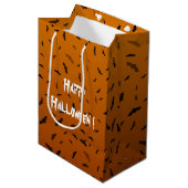 Halloween Bats Medium Cadeauzakje (Voorkant Gekanteld)