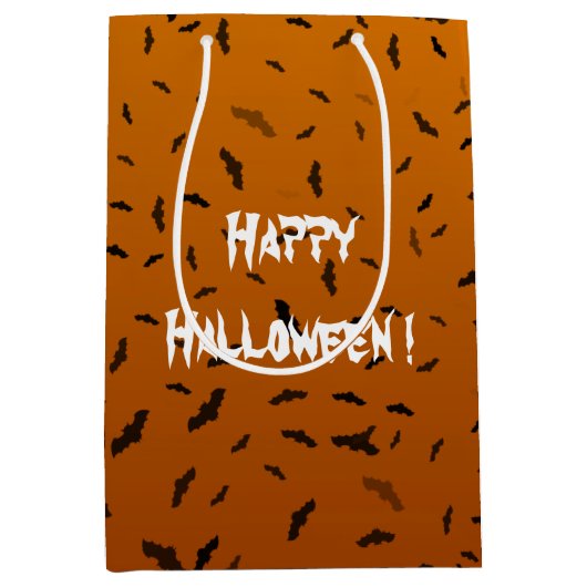 Halloween Bats Medium Cadeauzakje (Voorkant)