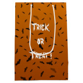 Halloween Bats Medium Cadeauzakje (Achterkant)