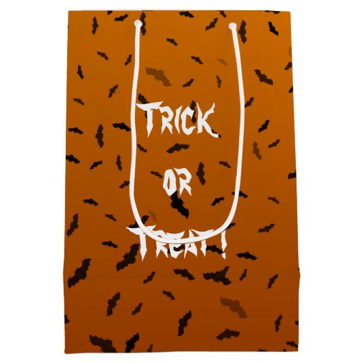 Halloween Bats Medium Cadeauzakje (Achterkant)