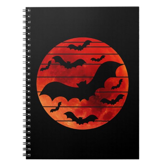HALLOWEEN BATS NOTITIEBOEK (Voorkant)