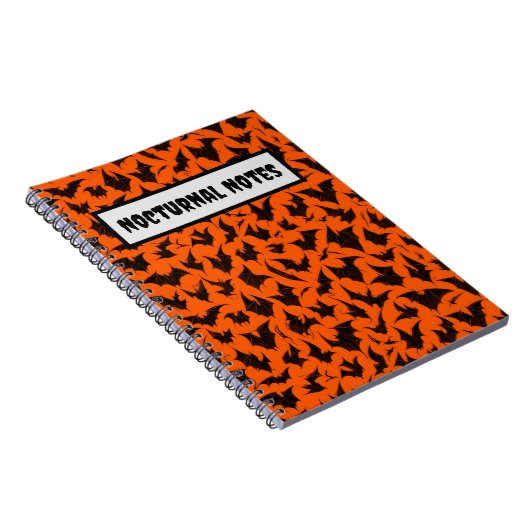 Halloween Bats Notitieboek (Rechterzijde)
