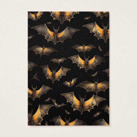 Halloween Bats Oorbel Display Kaart (Achterkant)