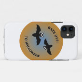 Halloween Bats Oranje Blue Case-Mate iPhone Case (Achterkant (horizontaal))