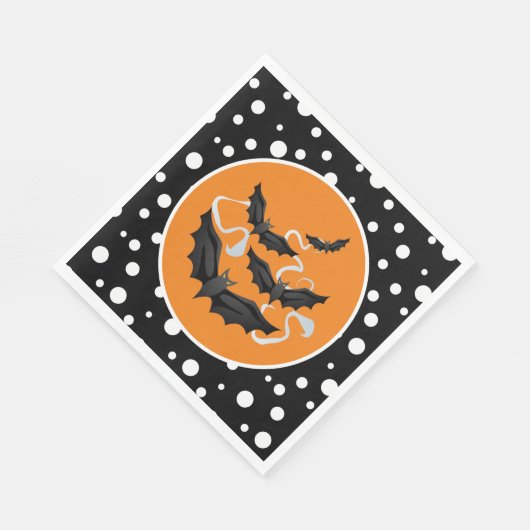 Halloween Bats Paper Napkins Servet (Hoek)