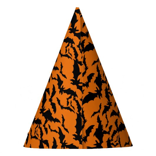 Halloween Bats Party Pet Feesthoedjes (Achterkant)