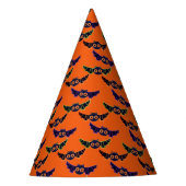 Halloween Bats Party Pet Feesthoedjes (Voorkant)