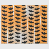Halloween Bats Pattern Cadeaupapier (Vlak)