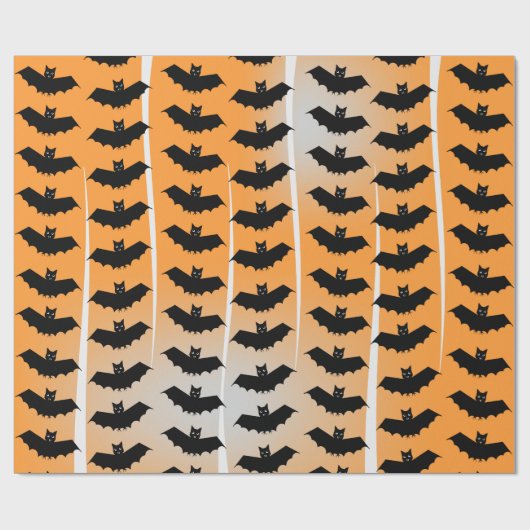 Halloween Bats Pattern Cadeaupapier (Vlak)