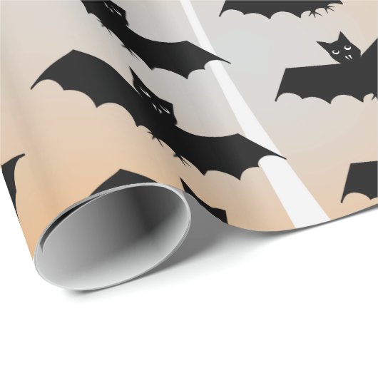 Halloween Bats Pattern Cadeaupapier (Rol Hoek)