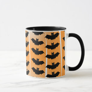 Halloween Bats Pattern Mok