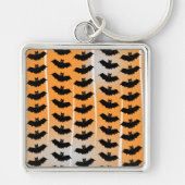 Halloween Bats Pattern Sleutelhanger (Voorkant)