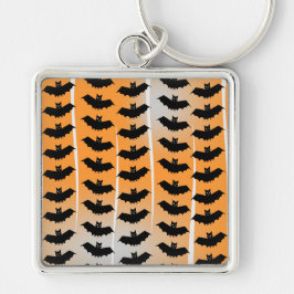 Halloween Bats Pattern Sleutelhanger