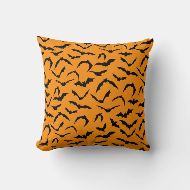 Halloween Bats Pillow Kussen (Voorkant)