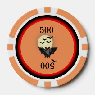 Halloween Bats Pokerchips