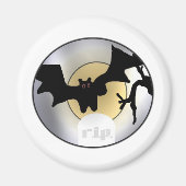 Halloween Bats RIP Magneet (Voorkant)
