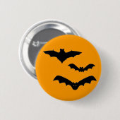 Halloween Bats Ronde Button 5,7 Cm (Voorkant /achterkant)