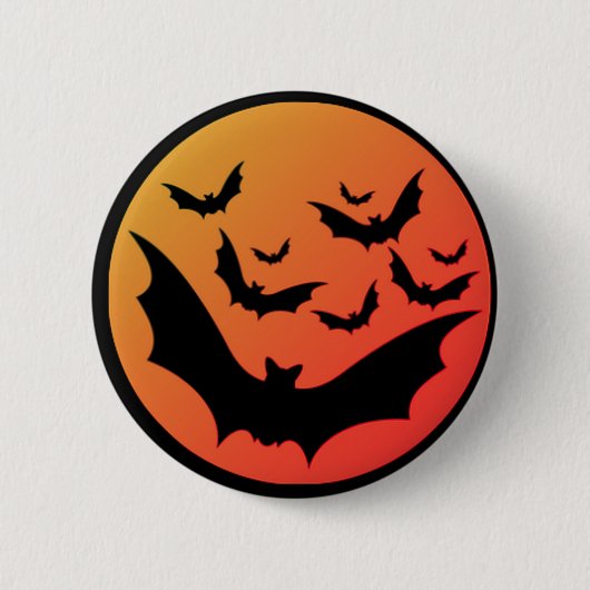 Halloween Bats Ronde Button 5,7 Cm (Voorkant)