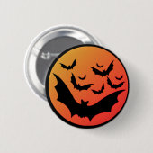 Halloween Bats Ronde Button 5,7 Cm (Voorkant /achterkant)