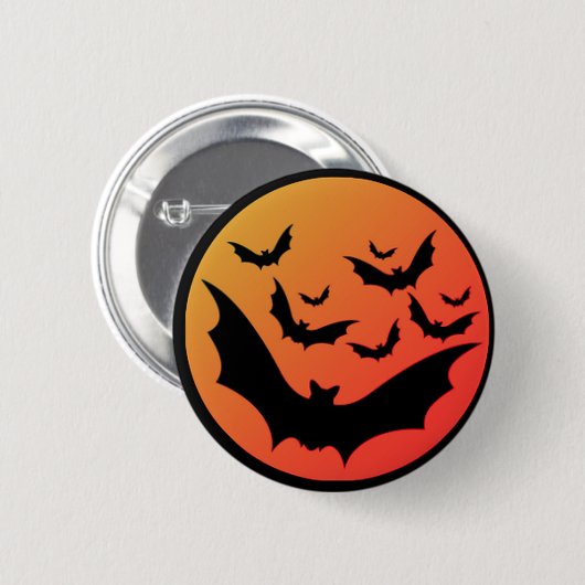 Halloween Bats Ronde Button 5,7 Cm (Voorkant /achterkant)