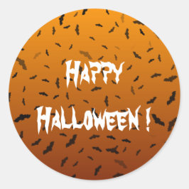 Halloween Bats Ronde Sticker