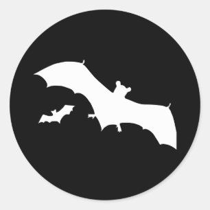 Halloween Bats Ronde Sticker