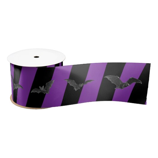 Halloween Bats Satijnen Lint (Spoel)